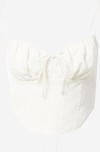 Gina Tricot Μπλούζα σε λευκό, Άποψη προϊόντος