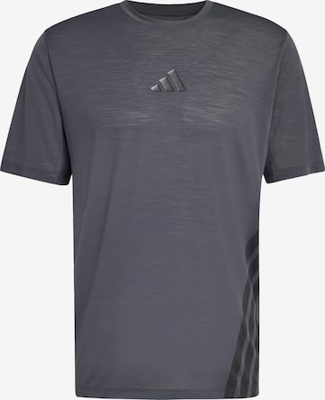 ADIDAS TERREX - Camisa funcionais 'Xperior' em cinzento: frente