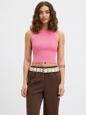 Tops en tricot 'JXPosie' JJXX en rose : devant