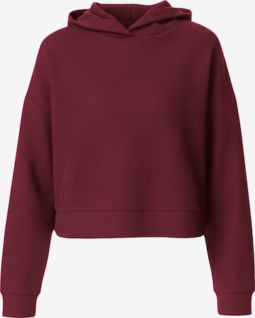 Organication Sweatshirt in Rot: Vorderseite