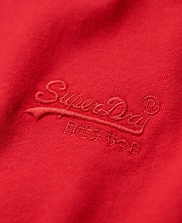 T-Shirt 'Essential' Superdry en rouge