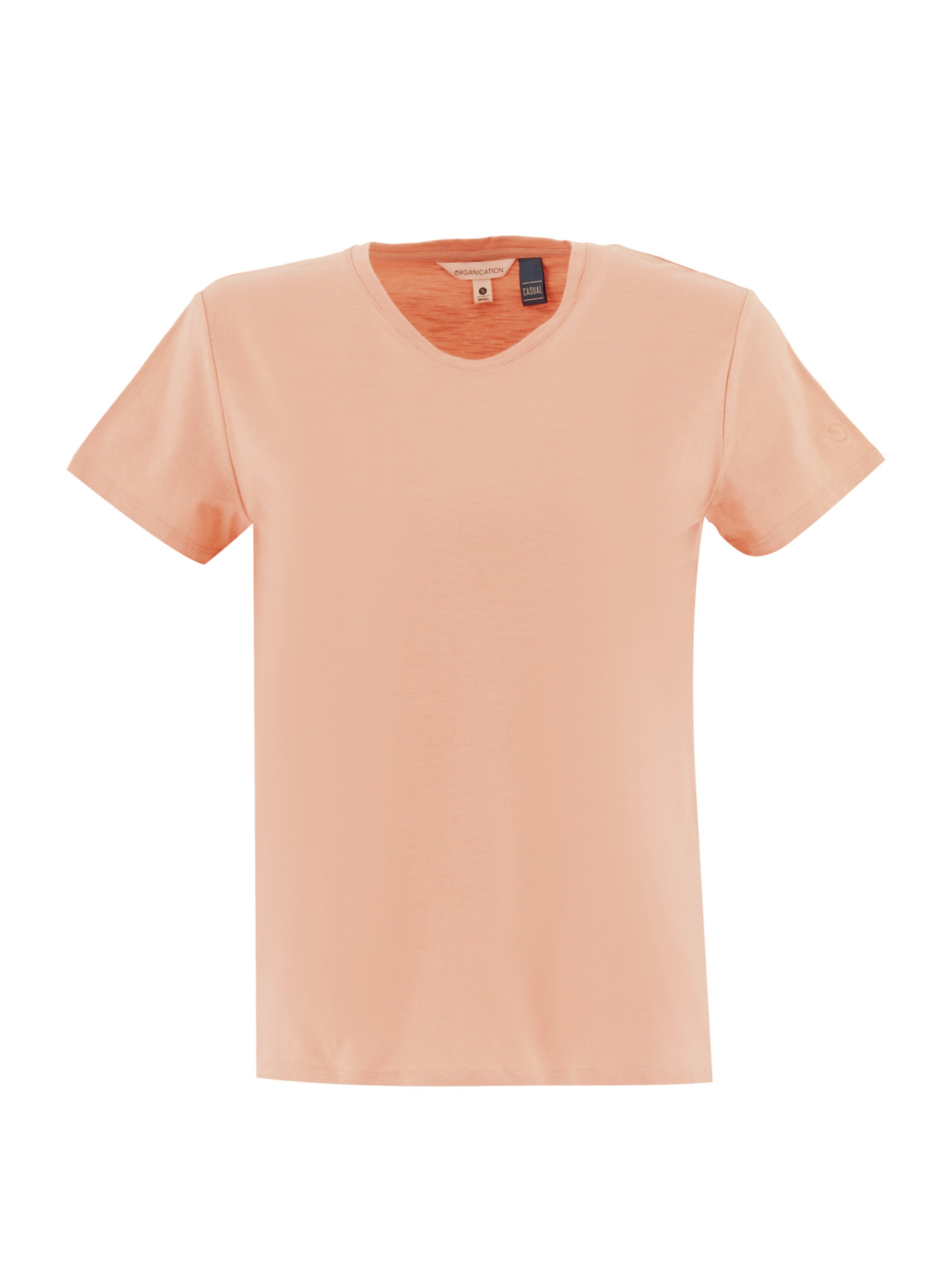 Organication T-Shirt in Orange: Vorderseite