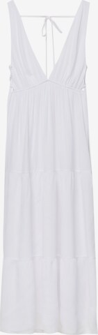 Pull&Bear Summer dress in White: front