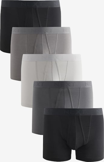 Next Bokserishortsit värissä harmaa / vaaleanharmaa / tummanharmaa / musta / valkoinen, Tuotenäkymä