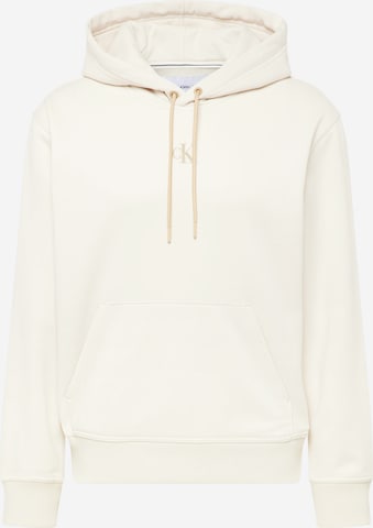 Calvin Klein Jeans Sweatshirt in Beige: predná strana