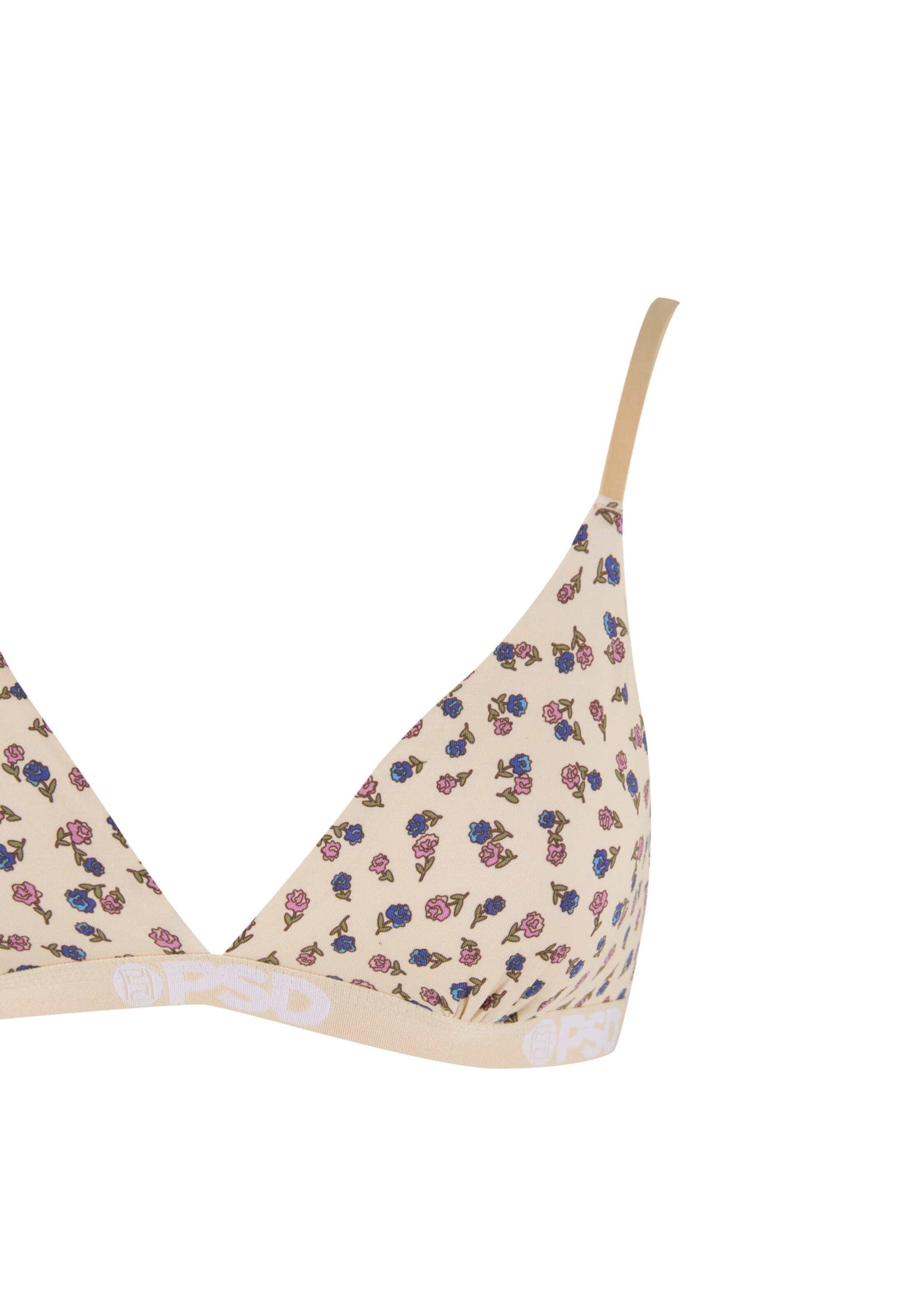 PSD Triangle Bra 'Western Ditzy' in Beige