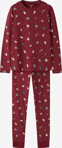 Pigiama 'NKNVismas' di NAME IT in rosso: frontale