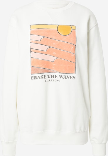 BILLABONG Sports sweatshirt 'WAVE CHASE' in Orange / Coral / Black / White, Item view