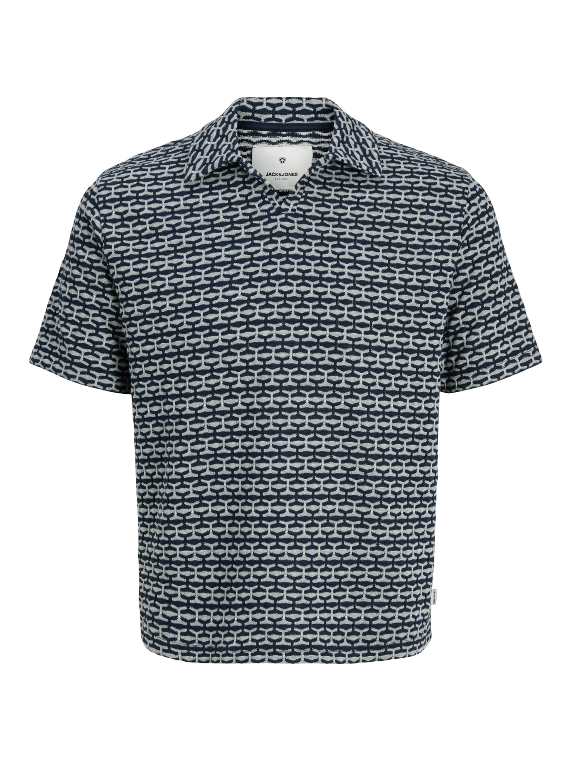 Jack & Jones Plus Футболка 'JPRBLAELI' в Синий: спереди