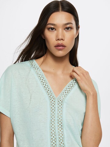 MANGO Shirt 'BOHO' in Blauw