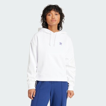 Sweat-shirt ADIDAS ORIGINALS en blanc : devant