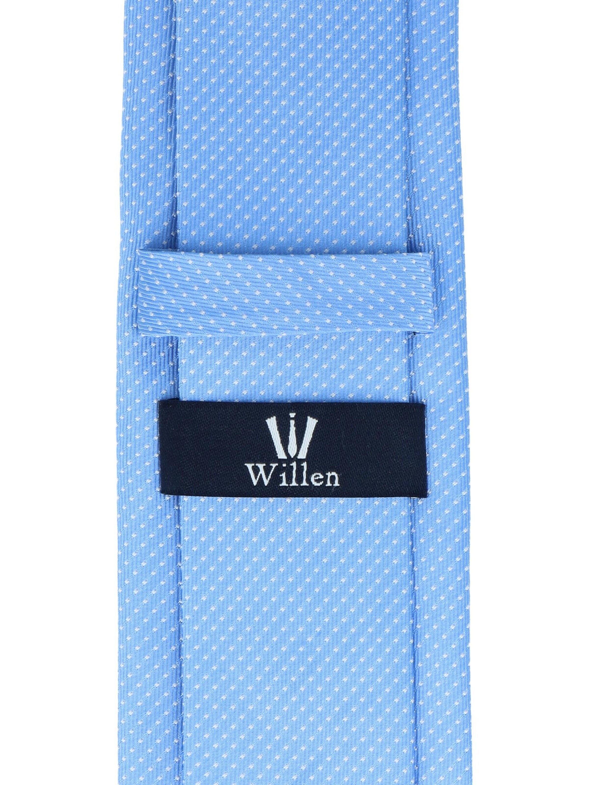 WILLEN Tie 'Tupfen' in Blue