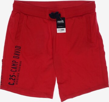 CAMP DAVID Shorts in 38 in Red: front