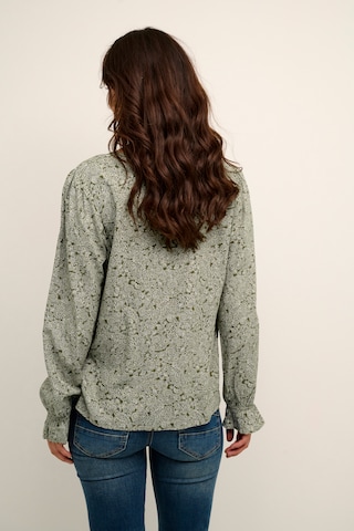 Cream Blouse 'Vimma' in Groen