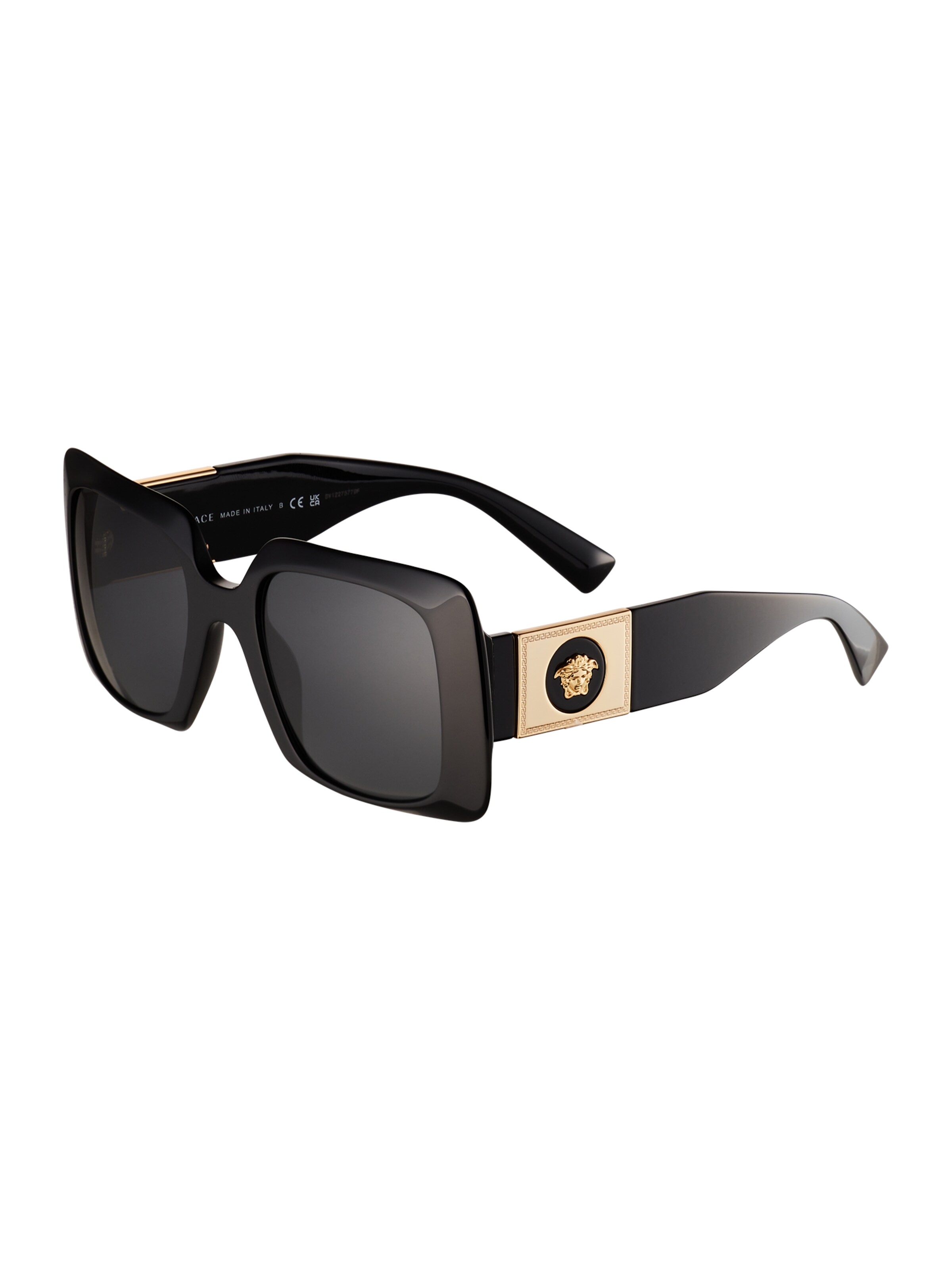 VERSACE Zonnebril '04405' in Zwart: voorkant