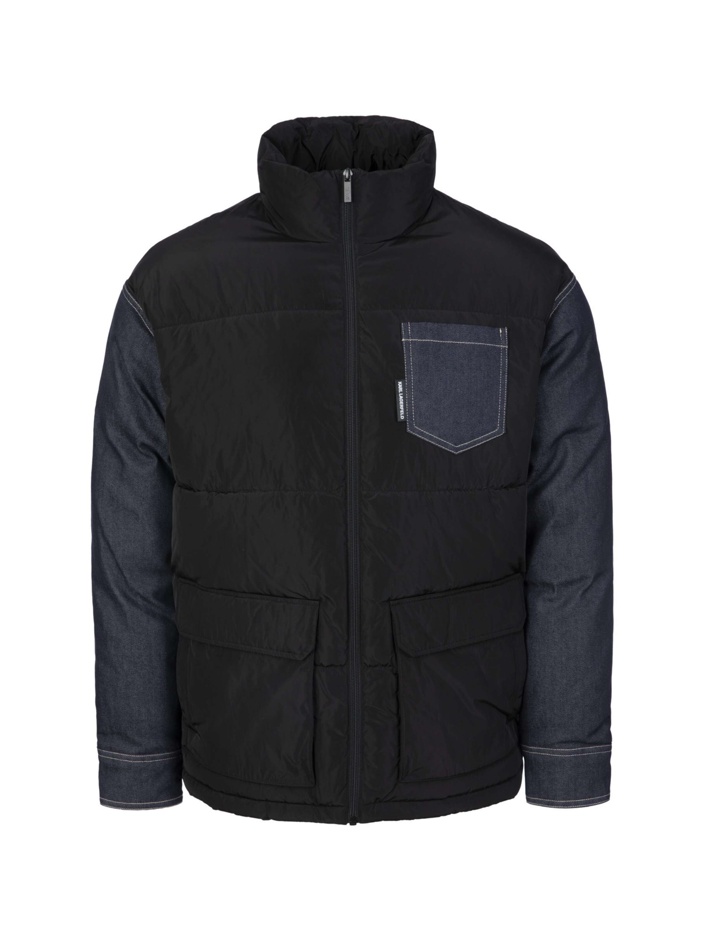 Giacca invernale ' 505000 ' Karl Lagerfeld di colore navy / nero, Visualizzazione prodotti