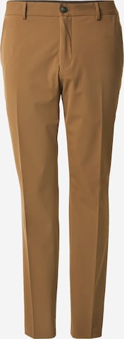 SELECTED - Pantalón de pinzas 'SLHLiam' en marrón: frente