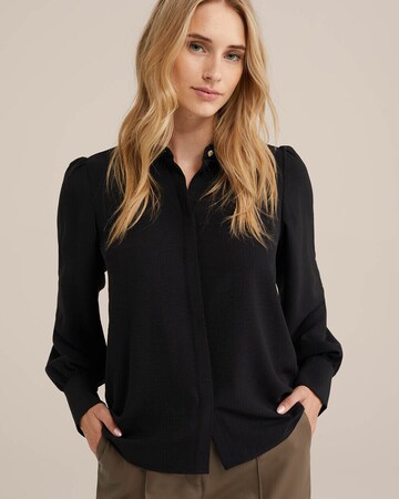 WE Fashion Bluse in Schwarz: Vorderseite