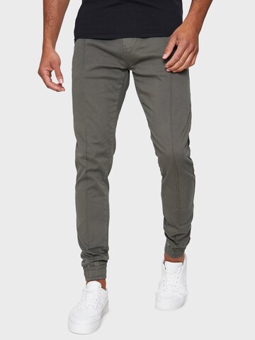 Threadbare Tapered Pants 'Metro' in Green: front
