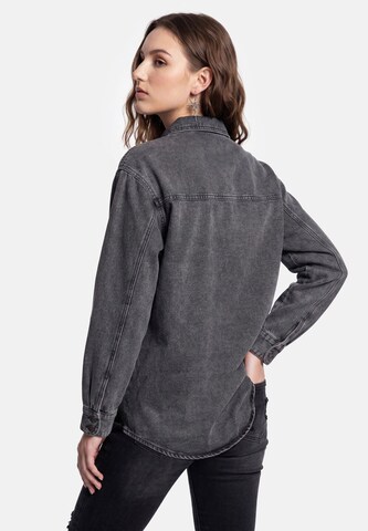 myMo ROCKS Bluse in Schwarz