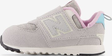 Baskets new balance en gris : devant