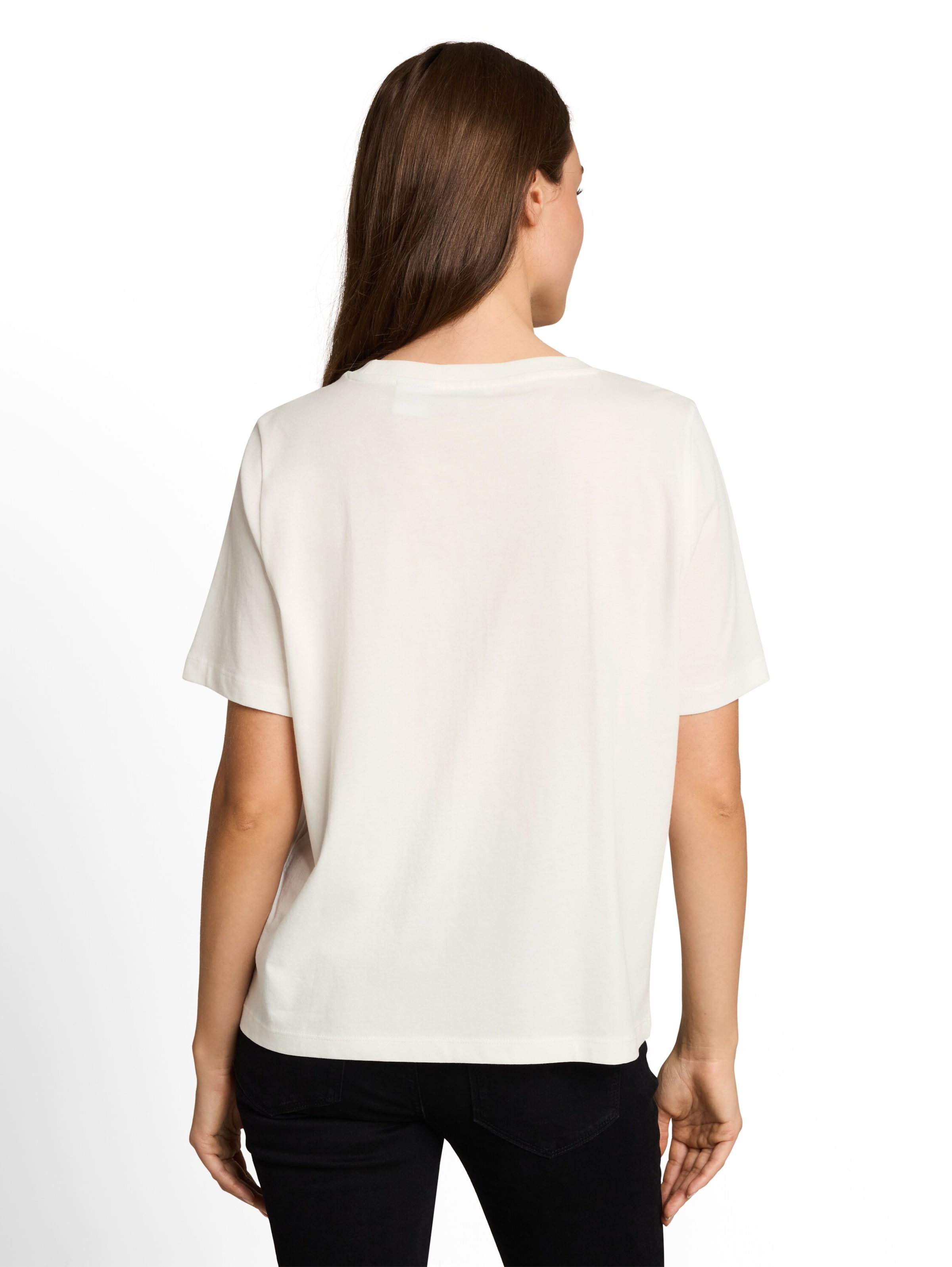 TOM TAILOR T-Shirt in Weiß