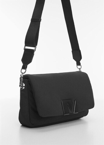 MANGO Tasche 'Gina' in Schwarz