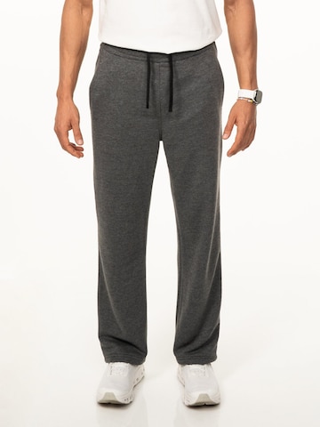 saved lab Loose fit Sports trousers 'SL-125 Relaxed Sweatpant Anthracite Melange' in Grey