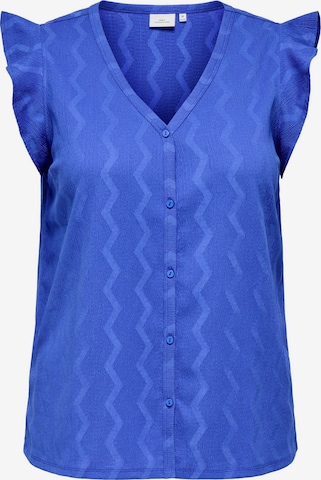 ONLY Carmakoma Bluse 'CARDia' in Blau: Vorderseite