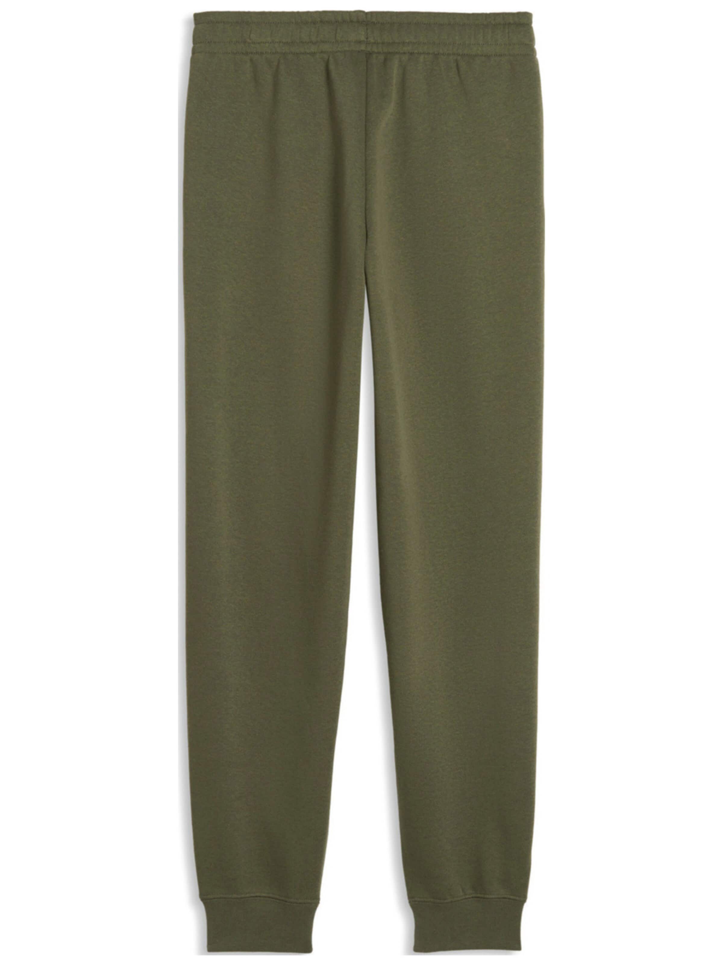 PUMA Regular Sporthose 'Puma Ess No. 1 Logo Sweatpants Fl B'‌‌‌‌‌‌‌ in Grün