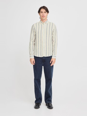 Casual Friday Regular fit Overhemd ' CFDYLAN striped ' in Beige