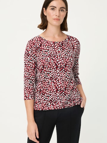 Olsen Shirt, mit elastischem Saum in Rot: Vorderseite