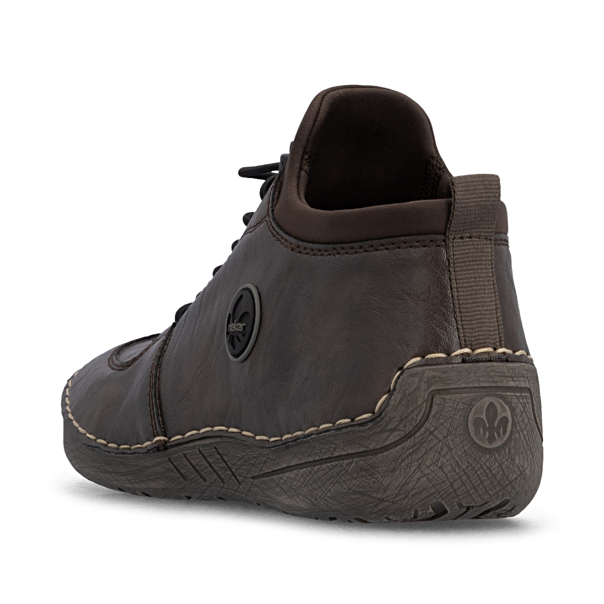 Bottines à lacets Rieker en marron