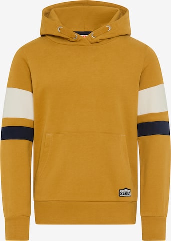 SCOUT Sweatshirt in Gelb: Vorderseite