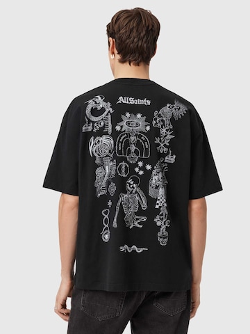 AllSaints Póló 'TERRA' - fekete: elől