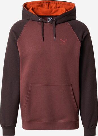 Sweat-shirt Iriedaily en marron : devant