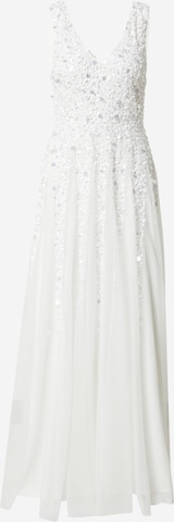 LACE & BEADS Evening Dress 'Oriya' in White: front