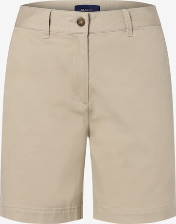 Pantaloni di GANT in beige: frontale