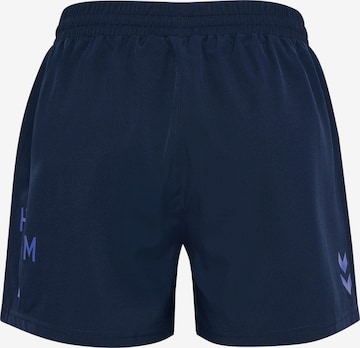 Hummel Regular Sportbroek in Blauw