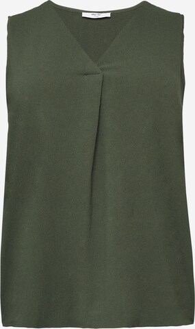 ABOUT YOU Curvy Top 'Juna' in Green: front