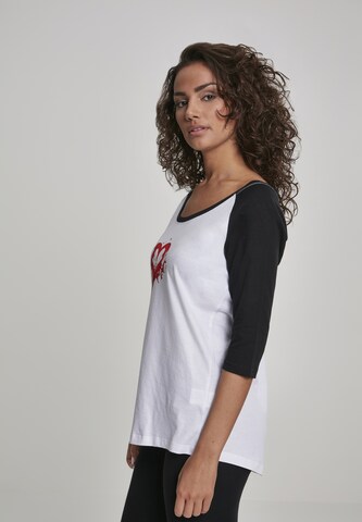 Tricou 'Pistol Heart' de la Merchcode pe alb