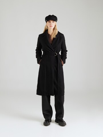 River Island Between-Seasons Coat in Black