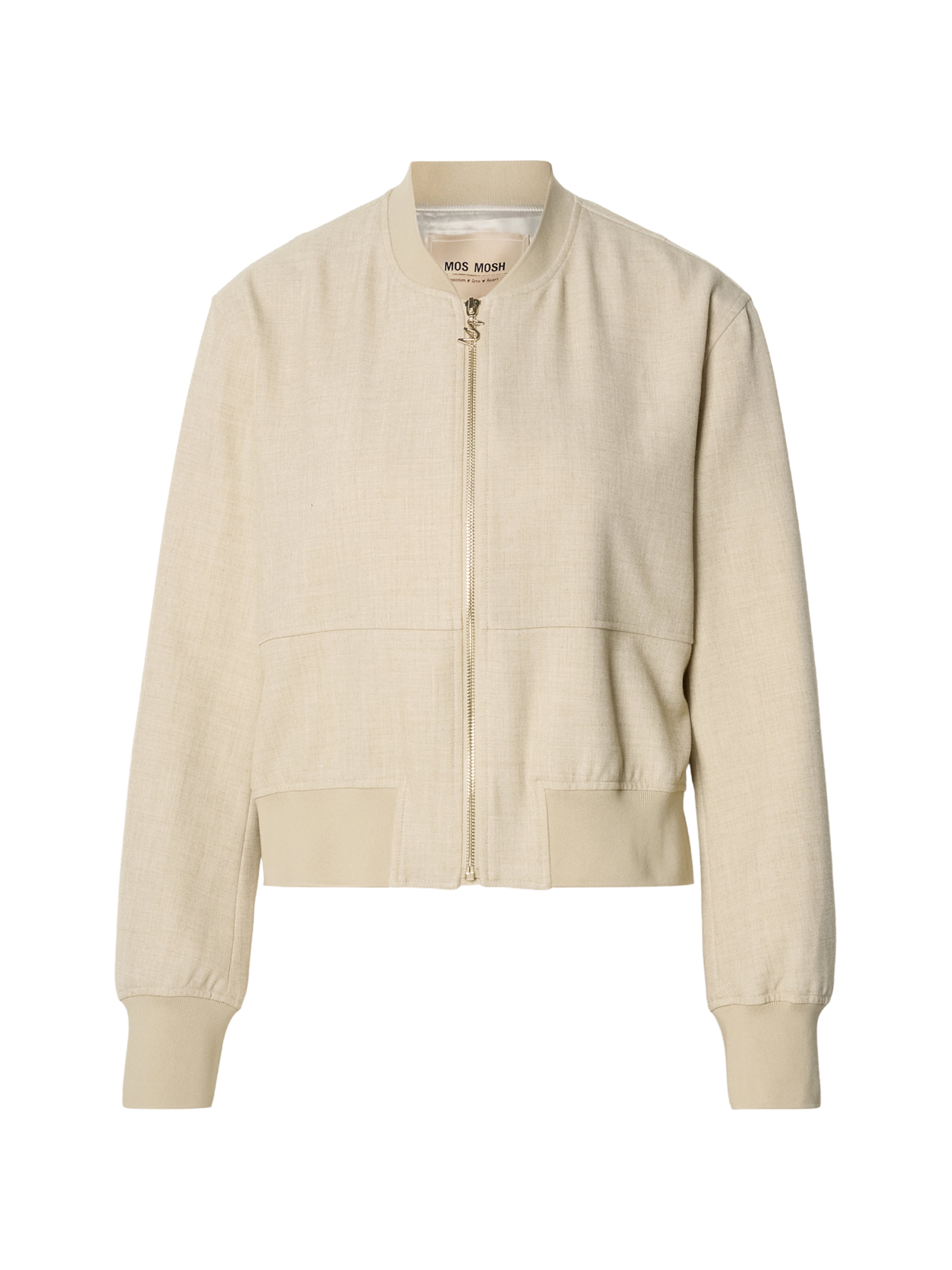 MOS MOSH Tussenjas 'MMCate' in Beige: voorkant