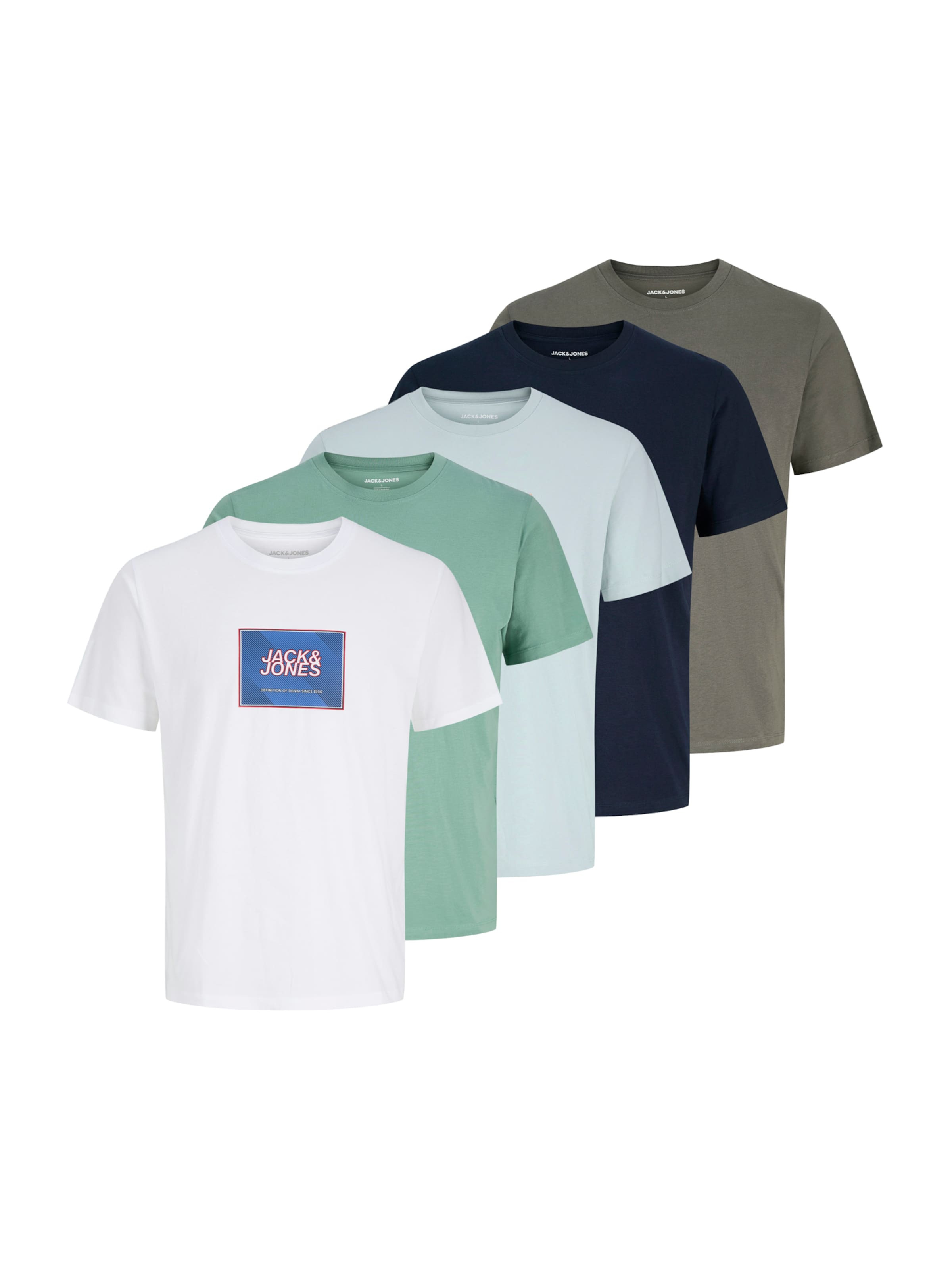 JACK & JONES Shirt 'JJRAIN' in Blue: front