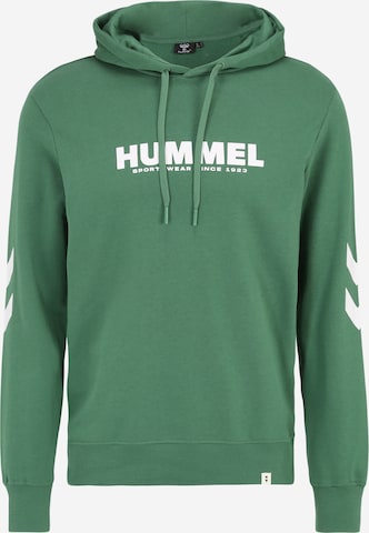 Sweat de sport Hummel en vert : devant