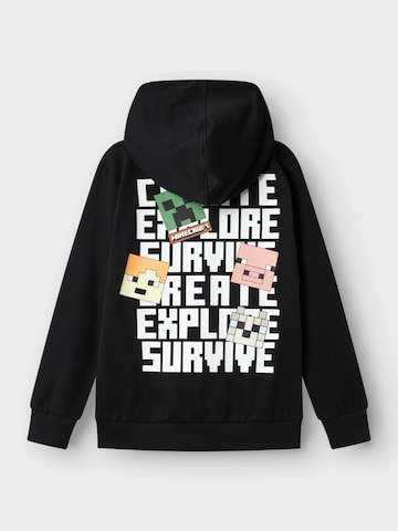 NAME IT Sweatshirt 'NKMJACOT MINECRAFT' in Black