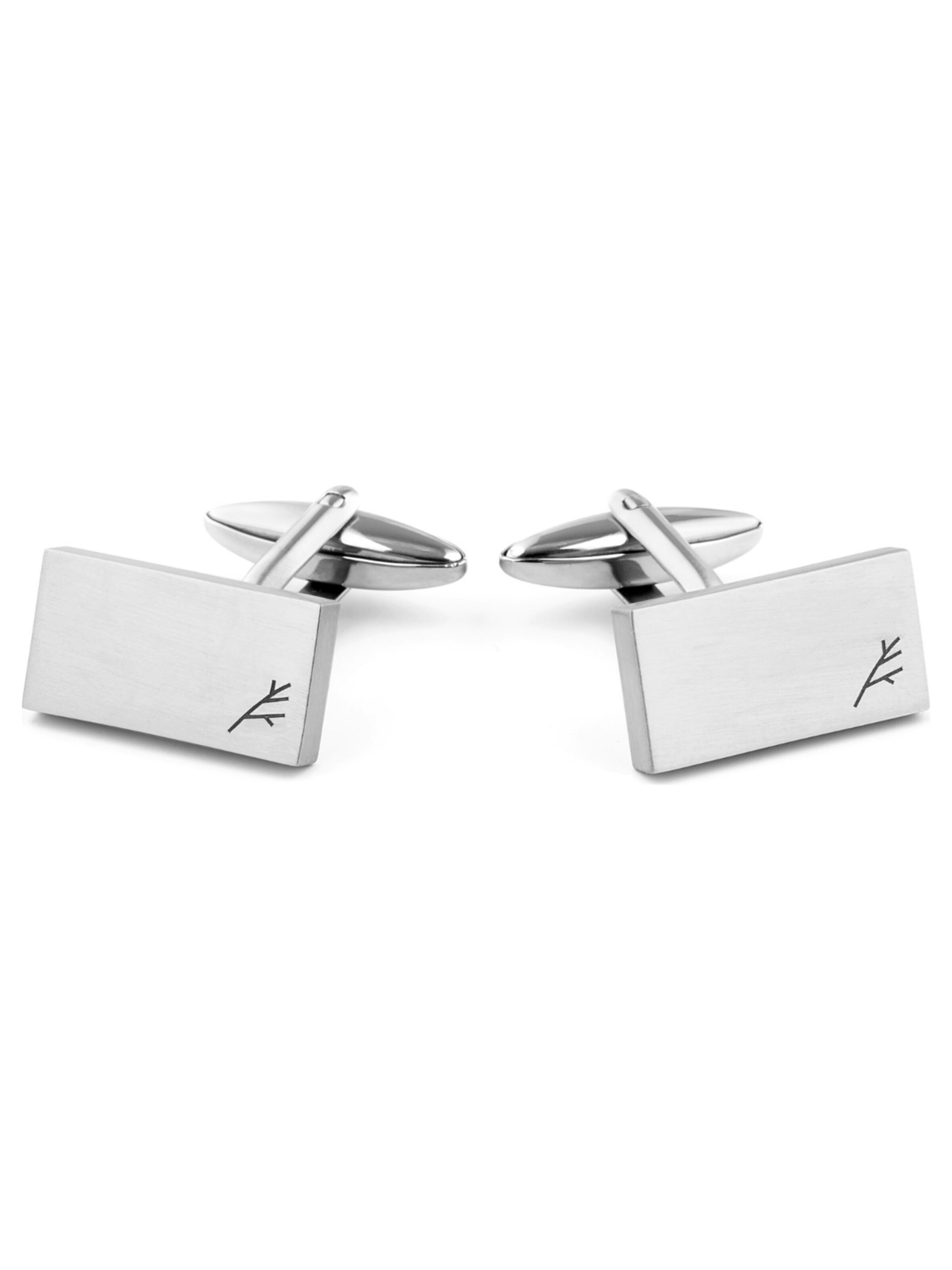 Sidegren Manchetknopen 'Daxon' in One Size in de kleur Zilver, Productweergave