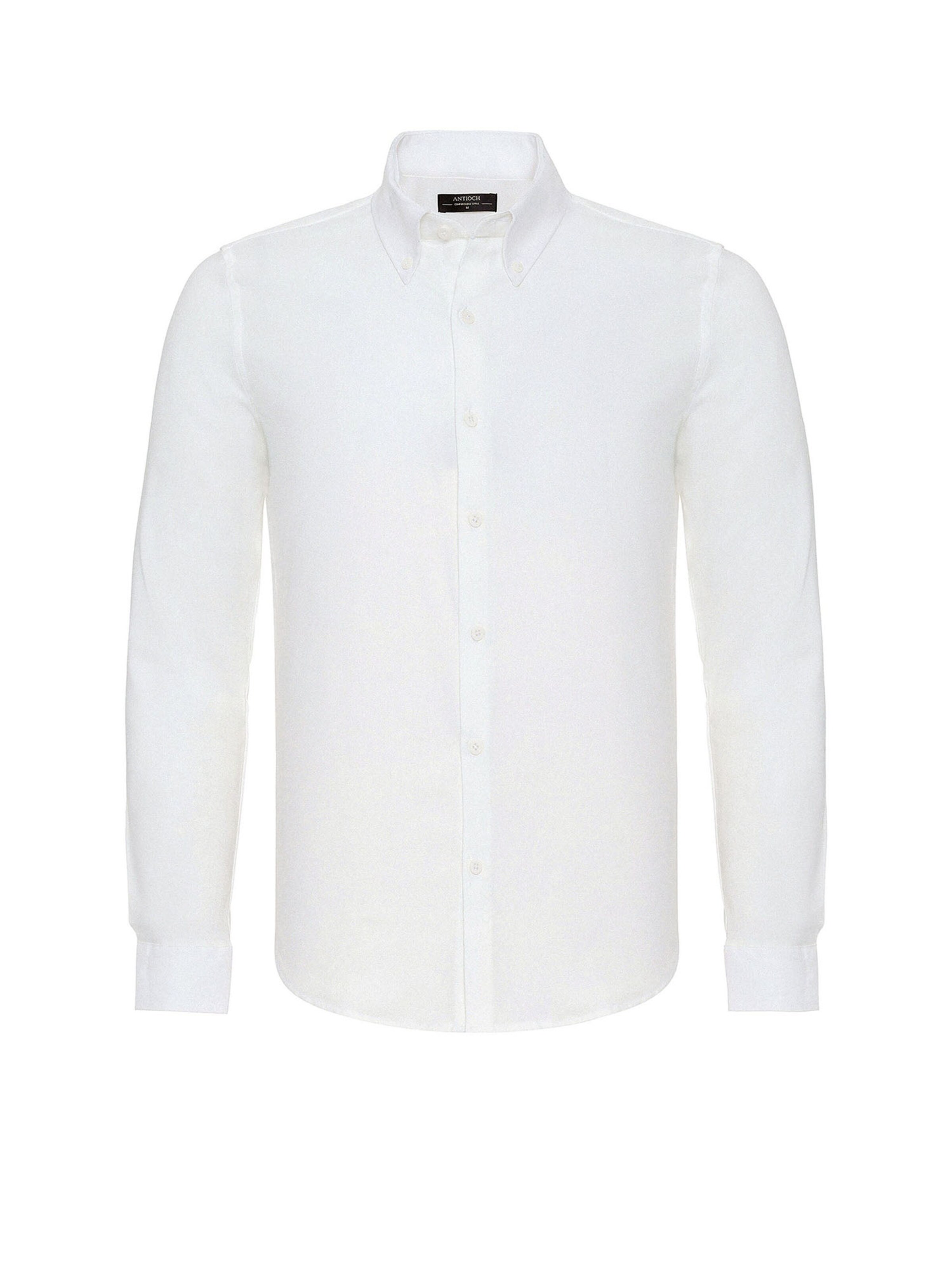 Antioch Regular fit Overhemd in Wit: voorkant