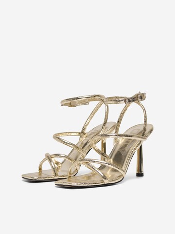 ONLY Strap sandal 'ONLAMINA-1' in Gold