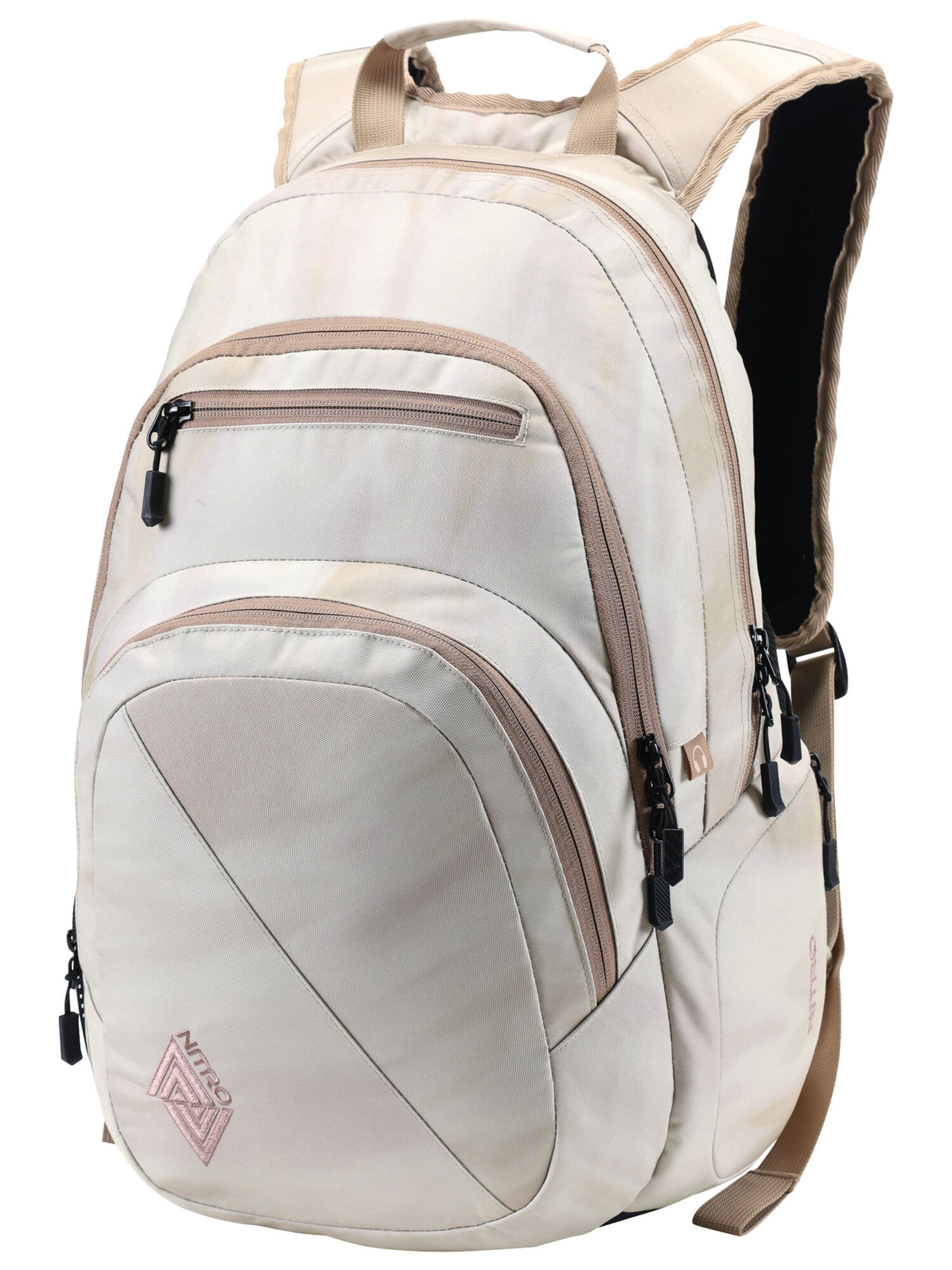 NitroBags Rugzak in Beige: voorkant